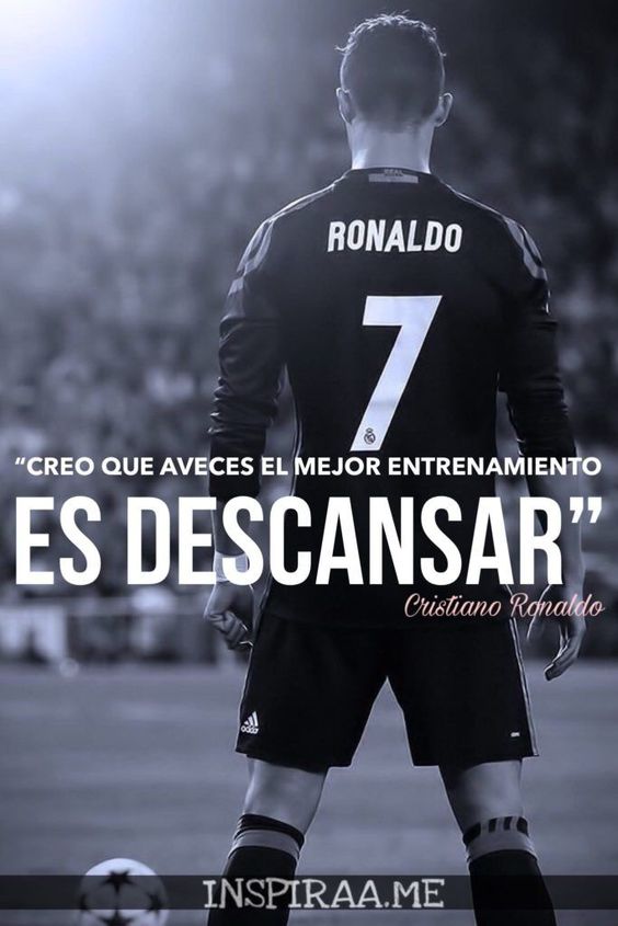Frases de futbol de Cristiano Ronaldo